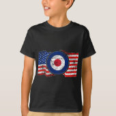 Roundel Mods USA Target Scooter T-shirt (Voorkant)