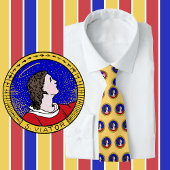 Roundel of St Viator of Lyon the Catechist (LD 01) Stropdas