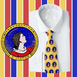 Roundel of St Viator of Lyon the Catechist (LD 01) Stropdas