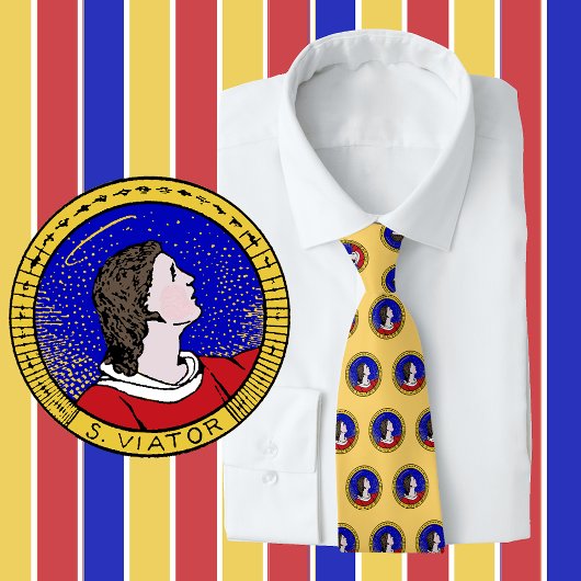 Roundel of St Viator of Lyon the Catechist (LD 01) Stropdas