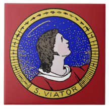 Roundel of St Viator of Lyon the Catechist (LD 01)