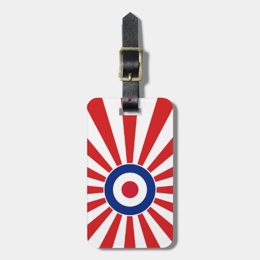 Roundel Target Mods JAPAN Target Scooter Bagagelabel (Voorkant verticaal)
