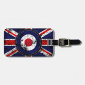 Roundel Target Mods UK Target Union Jack Bagagelabel (Voorkant horizontaal)