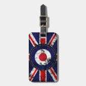 Roundel Target Mods UK Target Union Jack Bagagelabel (Voorkant verticaal)