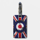 Roundel Target Mods UK Target Union Jack Bagagelabel (Achterkant verticaal)