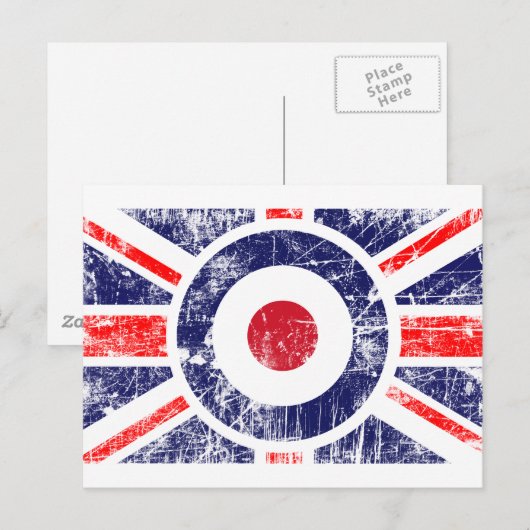Roundel Target Mods UK Target Union Jack Briefkaart (Voorkant / Achterkant)