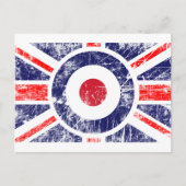 Roundel Target Mods UK Target Union Jack Briefkaart (Voorkant)