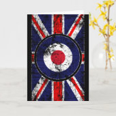 Roundel Target Mods UK Target Union Jack Kaart (Gele Bloem)