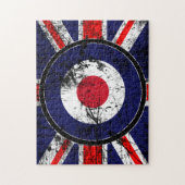 Roundel Target Mods UK Target Union Jack Legpuzzel (Verticaal)