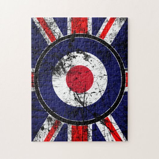 Roundel Target Mods UK Target Union Jack Legpuzzel (Verticaal)