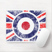 Roundel Target Mods UK Target Union Jack Muismat (Met muis)
