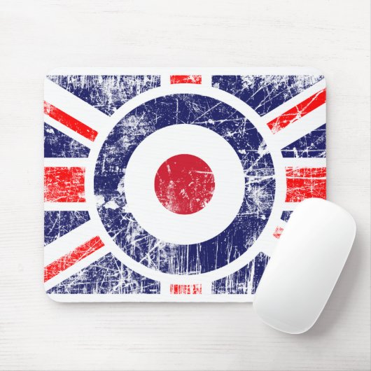 Roundel Target Mods UK Target Union Jack Muismat (Met muis)
