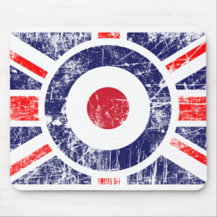 Roundel Target Mods UK Target Union Jack Muismat