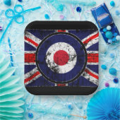 Roundel Target Mods UK Target Union Jack Papieren Bordje (Feest)