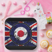 Roundel Target Mods UK Target Union Jack Papieren Bordje (Feest)