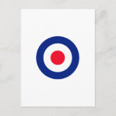 Roundel Target Symbol Grafisch Briefkaart (Voorkant)