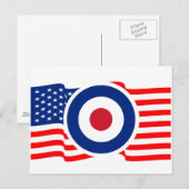 Roundel USA Target Graphic Briefkaart (Voorkant / Achterkant)