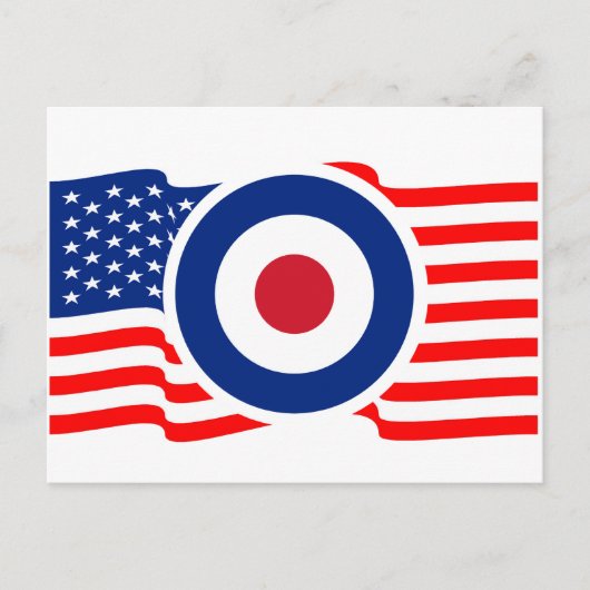 Roundel USA Target Graphic Briefkaart (Voorkant)