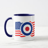 Roundel USA Target Graphic Mok (Links)