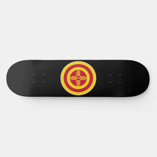 Roundel van Albuquerque Skateboard (Horizontaal)