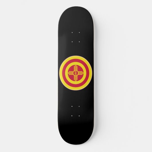 Roundel van Albuquerque Skateboard (Voorkant)