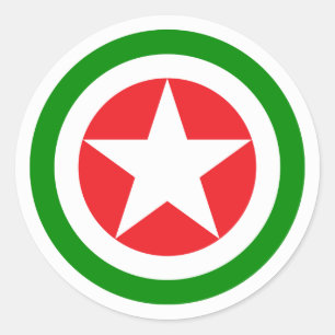 Roundel van de luchtmacht Abkhazian Ronde Sticker
