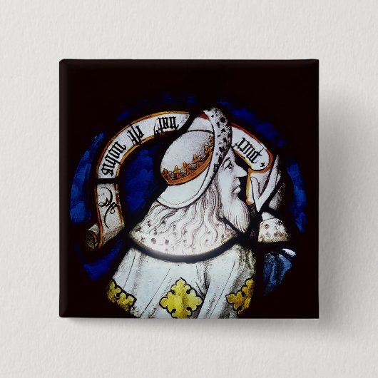Roundel van de profeet Isaiah Vierkante Button 5,1 Cm (Voorkant)