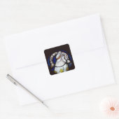 Roundel van de profeet Isaiah Vierkante Sticker (Envelop)
