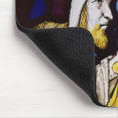 Roundel van de profeet Jeremiah, 15e eeuw Muismat (Hoek)