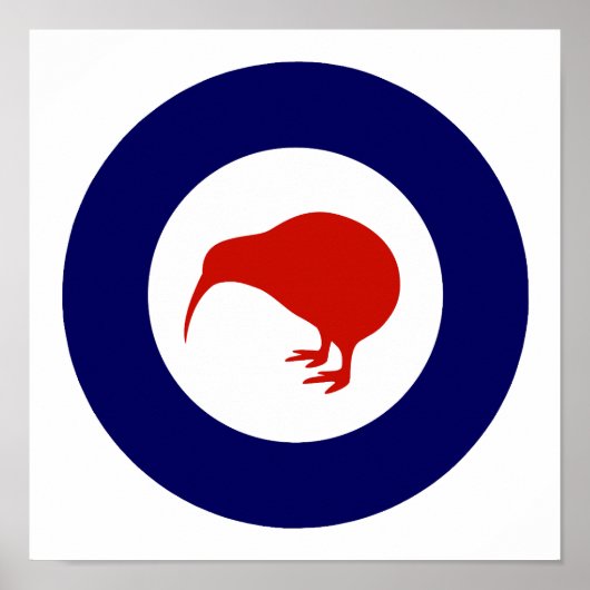 Roundel van Nieuw-Zeeland Poster (Voorkant)