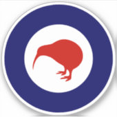 Roundel van Nieuw-Zeeland Sticker (Voorkant)