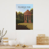 Roundhay Park Leeds Reisposter Poster (Keuken)