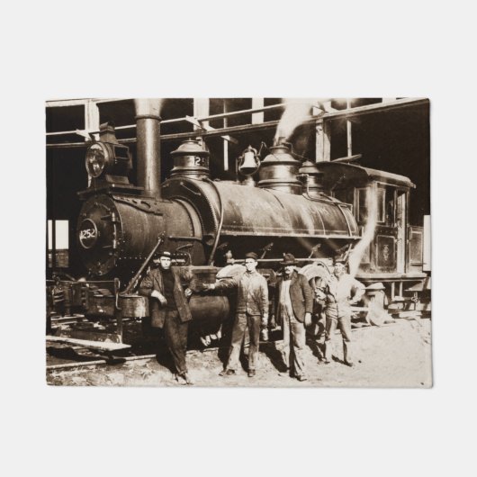 Roundhouse in Battle Creek Michigan Grand Trunk Deurmat (Voorkant)