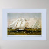 ,Rounding van het lichte schip. Poster (Voorkant)