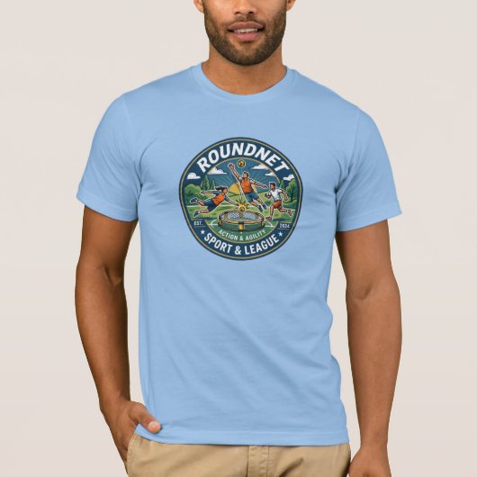 Roundnet sport t-shirt (Voorkant)