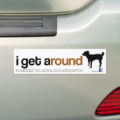 Roundtail bumper sticker (Op auto)