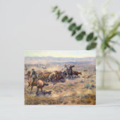 Roundup 1913 - Charles Marion Russell Briefkaart (Staand voorkant)