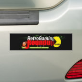 RoundUp Black Bumpersticker (Op auto)