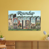 Roundup, Montana Canvas Afdruk (Insitu (Woonkamer))