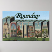 Roundup, Montana Poster (Voorkant)