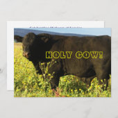 Roundup Time. Heilige Koe - Westerne Partij Kaart (Voorkant / Achterkant)