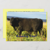 Roundup Time. Rundveer - Westerne stijlpartij Kaart (Voorkant / Achterkant)