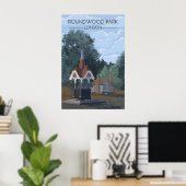Roundwood Park Londen Reisposter Poster (Thuiskantoor)