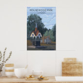 Roundwood Park Londen Reisposter Poster (Keuken)