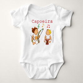 Roupa de bebê com desenho de de Capoeira  Romper