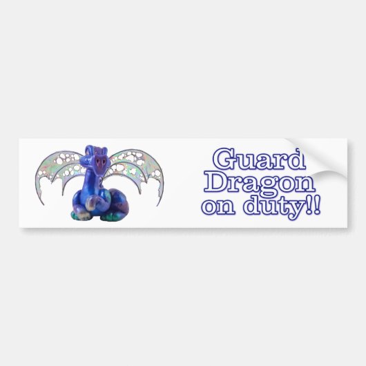 Rourke : Guard Dragon on Duty Bumpersticker (Voorkant)