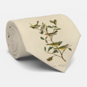 Rourning, andere Warblers, audubon Birds of Americ Stropdas (Opgerold)