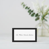 Rourning Calling Card Visitekaartje (Staand voorkant)