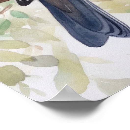 Rourning Dove Bird Art Print Poster (Hoek)