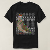 Rourning Dove Bird Lover Santa Ugly Mourning Dove T-shirt (Design voorkant)